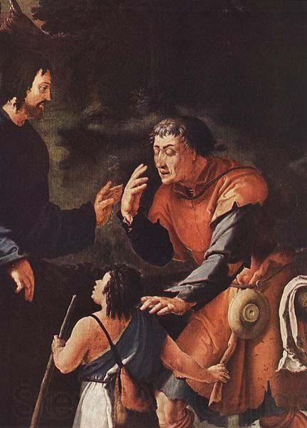 Lucas van Leyden Christ Healing the Blind Norge oil painting art